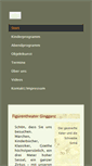 Mobile Screenshot of gingganz.de